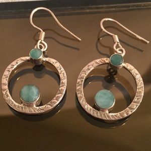 Genuine Brazilian Emerald Earrings